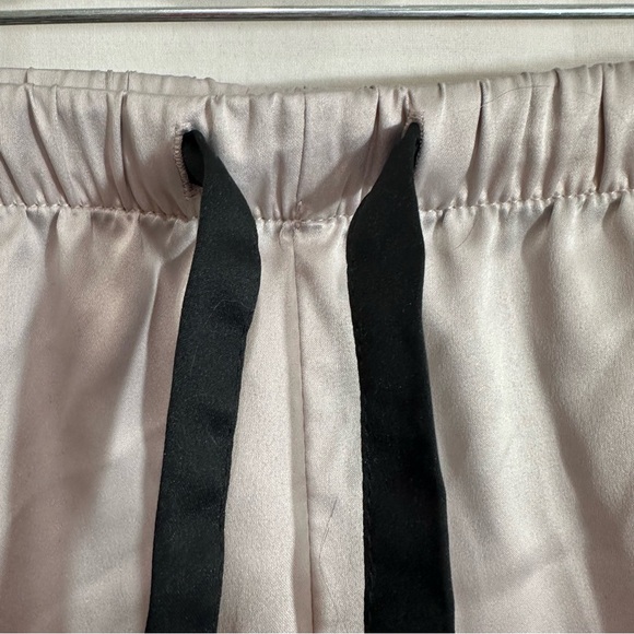 Stars Above Womens Silky Elastic Waist with Drawstring Pajama Shorts Large - Picture 6 of 10